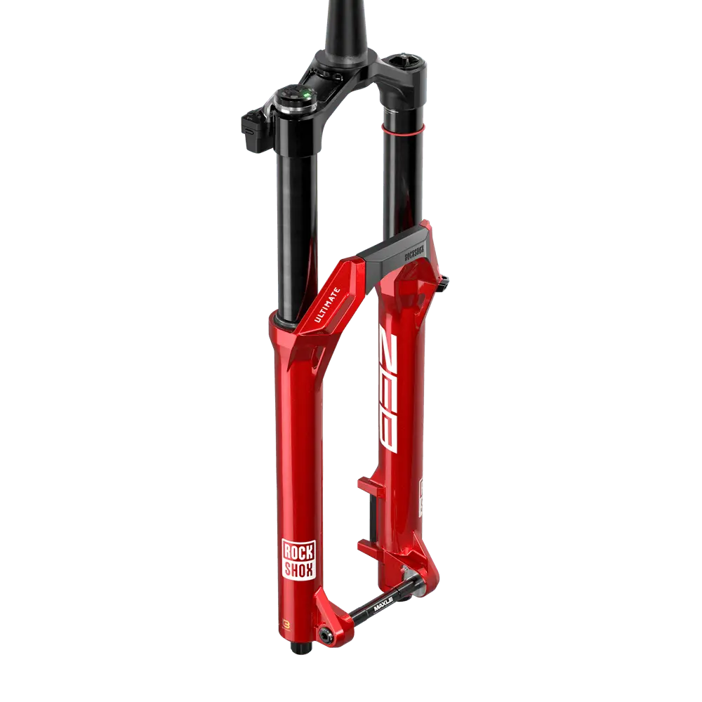 Suspensão RockShox ZEB Ultimate Flight Attendant 29" Boost 170mm - Vermelha