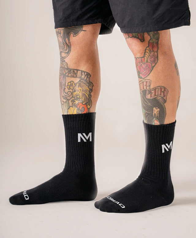 Meia Casual Preta Nomad